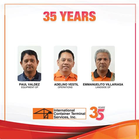 Service Awardees Honored As Ictsi Celebrates Th Year Ictsi