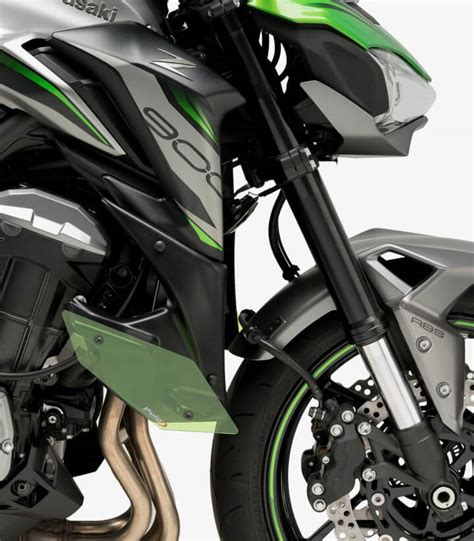 Naked Side Winglets 20327V For Kawasaki Z900 Green By Puig