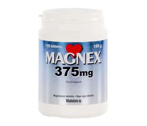 Magnex 375 mg tabletta 180 db BENU Gyógyszertár