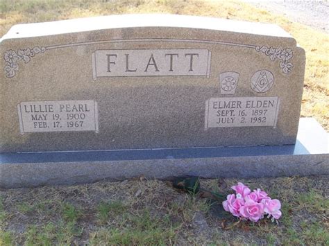 Lillie Pearl Hice Flatt Find A Grave Memorial