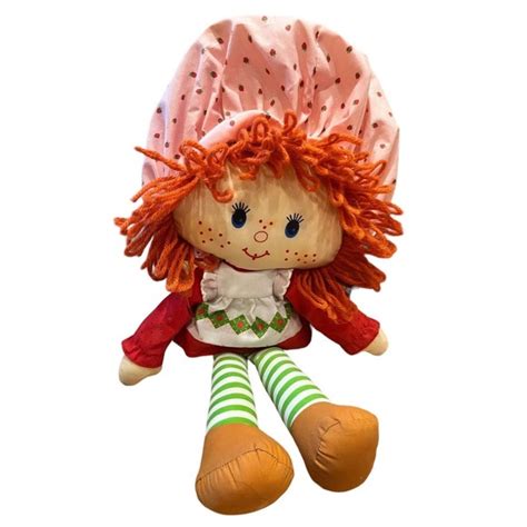 Kenner Toys Vintage Strawberry Shortcake Rag Doll Soft Body 98s