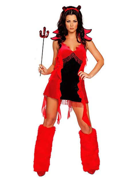 Free Shipping Hot Popular Unique New Darling Devil Costume 3f1234 Sexy