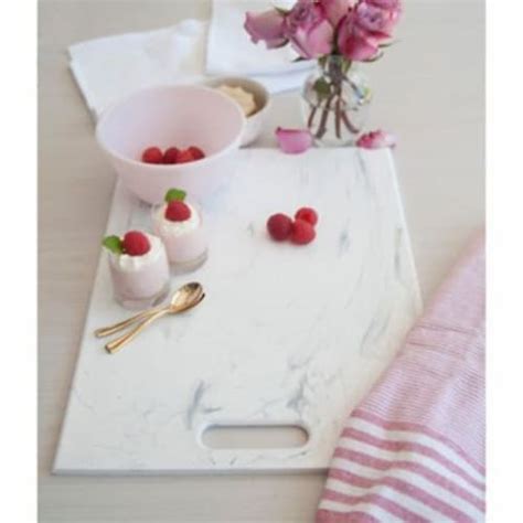 Architec Inch X Inch Marble Look Polypropylene Cutting Board In