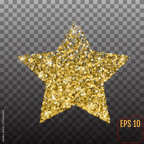 Golden Star From Stars Shiny Golden Star Icon On Transparent