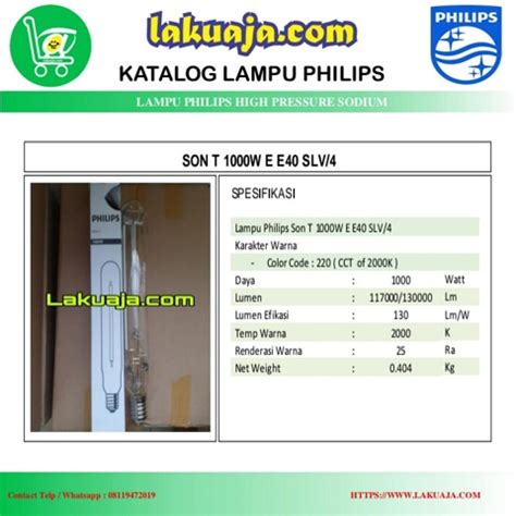 Lampu Philips Son T W E E Slv Lakuaja