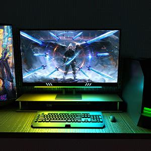 Willed In Under Monitor Light Bar Gaming Lights For Gaming Setup