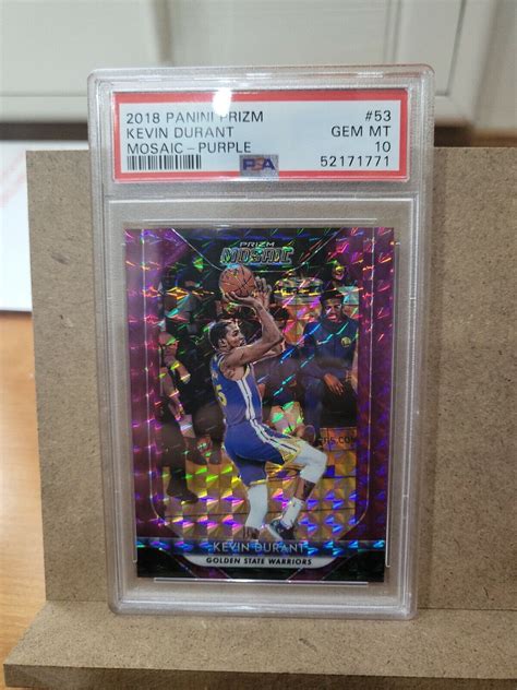 Kevin Durant Prizm Mosaic Purple Psa Price Guide