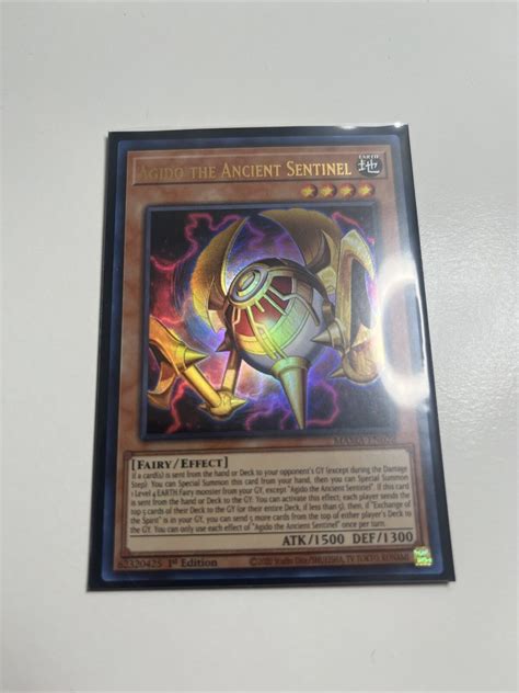 Yugioh X Agido The Ancient Sentinel St Edition Mama En Ultra Rare