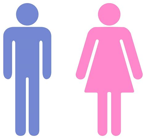 Male And Female Icon Vector Men And Women Restroom Icon Men And Women