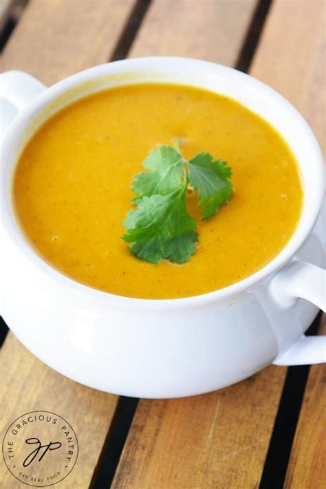 Curried Sweet Potato Soup Recipe The Gracious Pantry