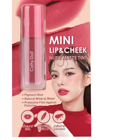 Jual Cathy Doll Mini Lip And Cheek Nude Matte Tint Win Metawin Tine