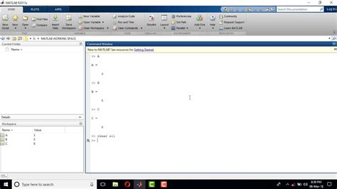 Tutorial Clear All Command In Matlab Youtube