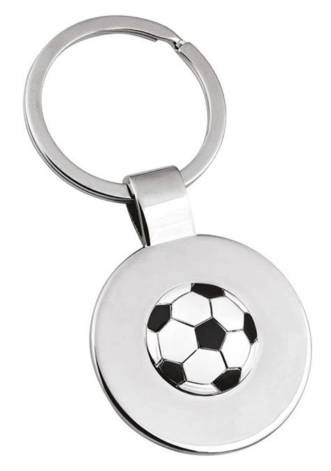 Portachiavi Pallone Da Calcio In Metallo Lucido Varottostore