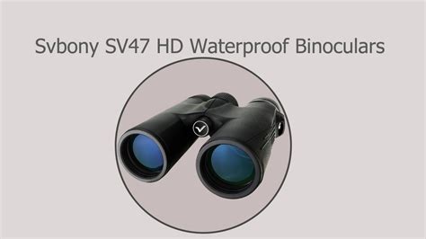 Svbonysv Hd Waterproof Binoculars Unboxing Youtube