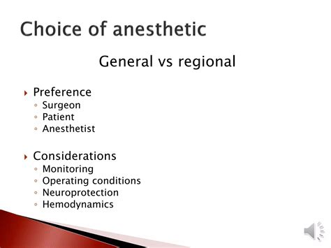 Anesthesia For Carotid Endarterectomy Risks Benefits Alternatives Ppt