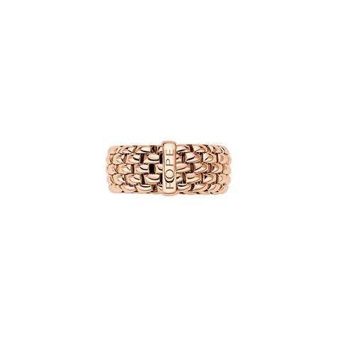 Anello Fope Flex It Collezione Essentials In Oro Rosa An R