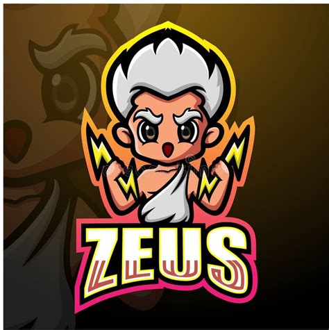 Zeus Mascot Logo Design With Modern Illustration Concept Style For