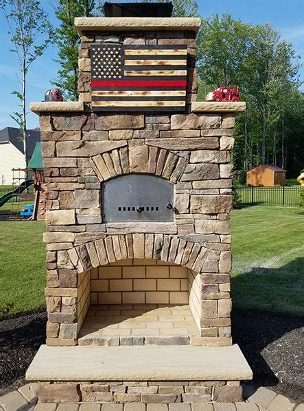 Outdoor Stone Fireplace With Pizza Oven Fireplace Guide By Linda