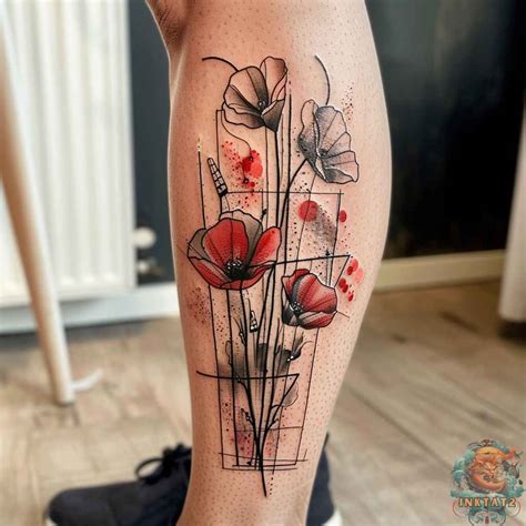 Exploring the Timeless Beauty of Abstract Flower Tattoos: 92 Designs - inktat2.com