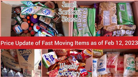 Haul And Price Update Of Fast Moving Items In Our Small Sari Sari Store