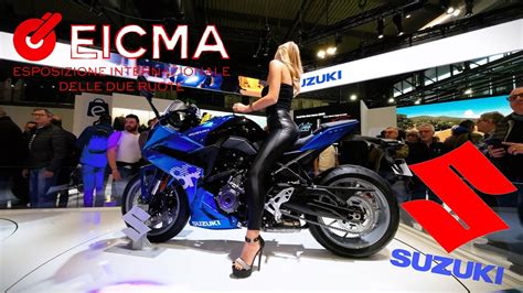 Suzuki Motorcycles Eicma Milano Ragazze Suzuki Youtube