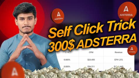 Adsterra High Cpm Self Click Trick Adsterra Self Click Trick