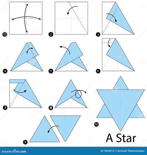 Origami Ideas Step By Step Beginner Origami Star Instructions