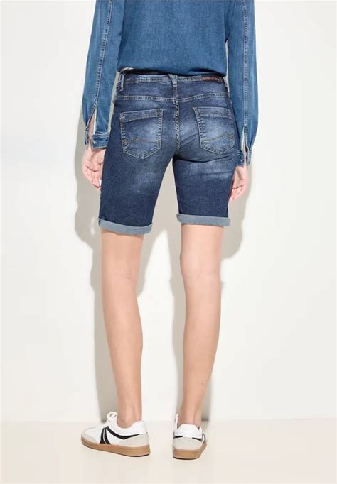 CECIL Mittelblaue Jeans Shorts für Damen in Blau SCARLETT CECIL