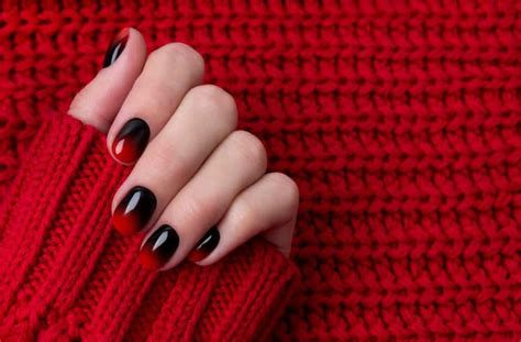 Top 15 Easy Red And Black Nail Arts Tattooed Martha