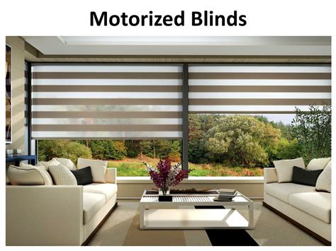 Ppt Motorized Blinds Powerpoint Presentation Free Download Id10988324