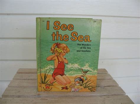 Vintage Childrens Book I See The Sea 1961 Etsy Vintage Childrens