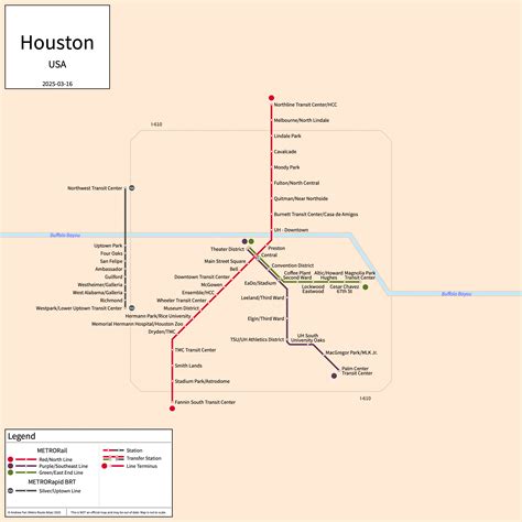 Metro Route Atlas - Houston, Texas, USA