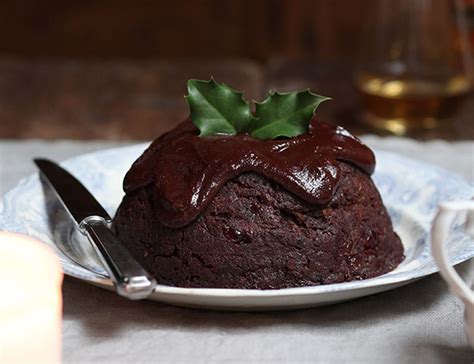 Double Chocolate And Cognac Christmas Pudding Recipe Abel And Cole