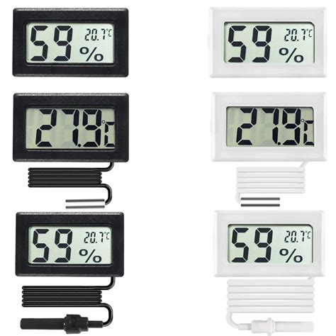 Termómetro digital LCD para interiores sensor de temperatura práctico