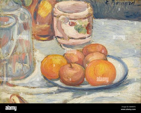 Emile Bernard Nature Morte Aux Pommes Stock Photo Alamy