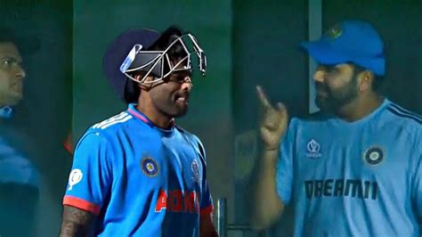 Rohit Sharma Angry On Surya Kumar Yadav After Got Out For Runs