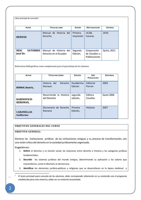 Silabo Historia Del Derecho Pdf