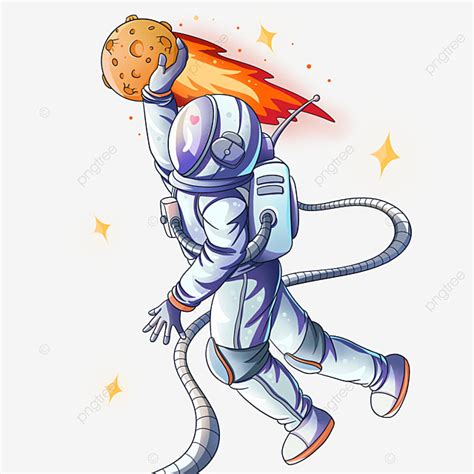 Space Astronaut White Transparent Space Sports Astronaut Planet