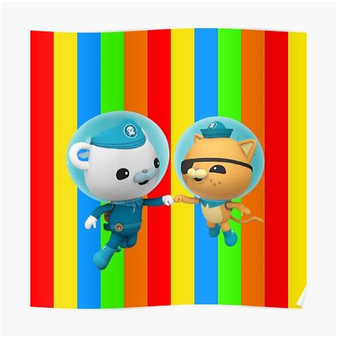 Kwazii New Best Friend Octonauts Characters Poster For Sale By Nimxl