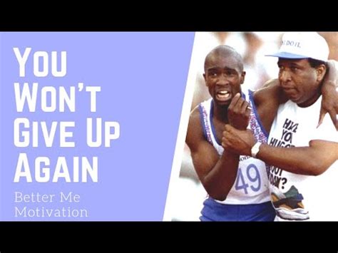 Never Give Up Derek Redmond S Emotional Olympic Story Mid Race