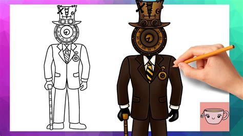 How To Draw Clockman Skibidi Toilet Multiverse Easy Step By Step