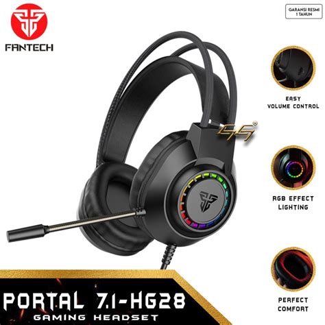 Jual Headset Gaming RGB Fantech PORTAL 7 1 HG28 USB Shopee Indonesia