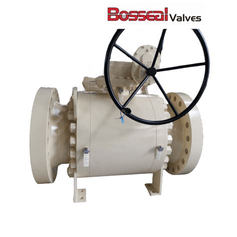 12 Inch Trunnion Ball Valve 900 LB ASTM A105N API 6D RTJ Bosseal