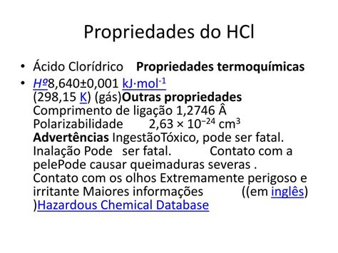 Ppt Ácido Clorídrico Powerpoint Presentation Free Download Id3073673