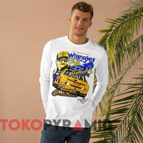 Vintage 1999 Nascar Dale Earnhardt Wrangler Tough Customer T-shirt ...