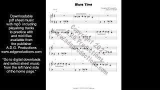 Blues Time Andrew D Gordon Piano Sheet Music Oktav