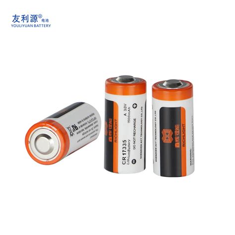 Cell Primary Lithium Battery Li Mno Cr Richlight V Mah