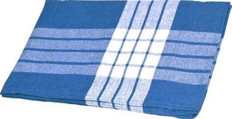 Blue Cotton Hospital Bed Sheet With And Without Pillow Inch