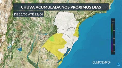 CLIMATEMPO 16 a 22 de junho veja a previsão do tempo no Brasil em 2020