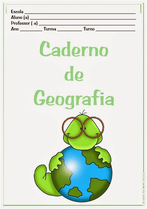 Educar X Capas Para Caderno De Geografia